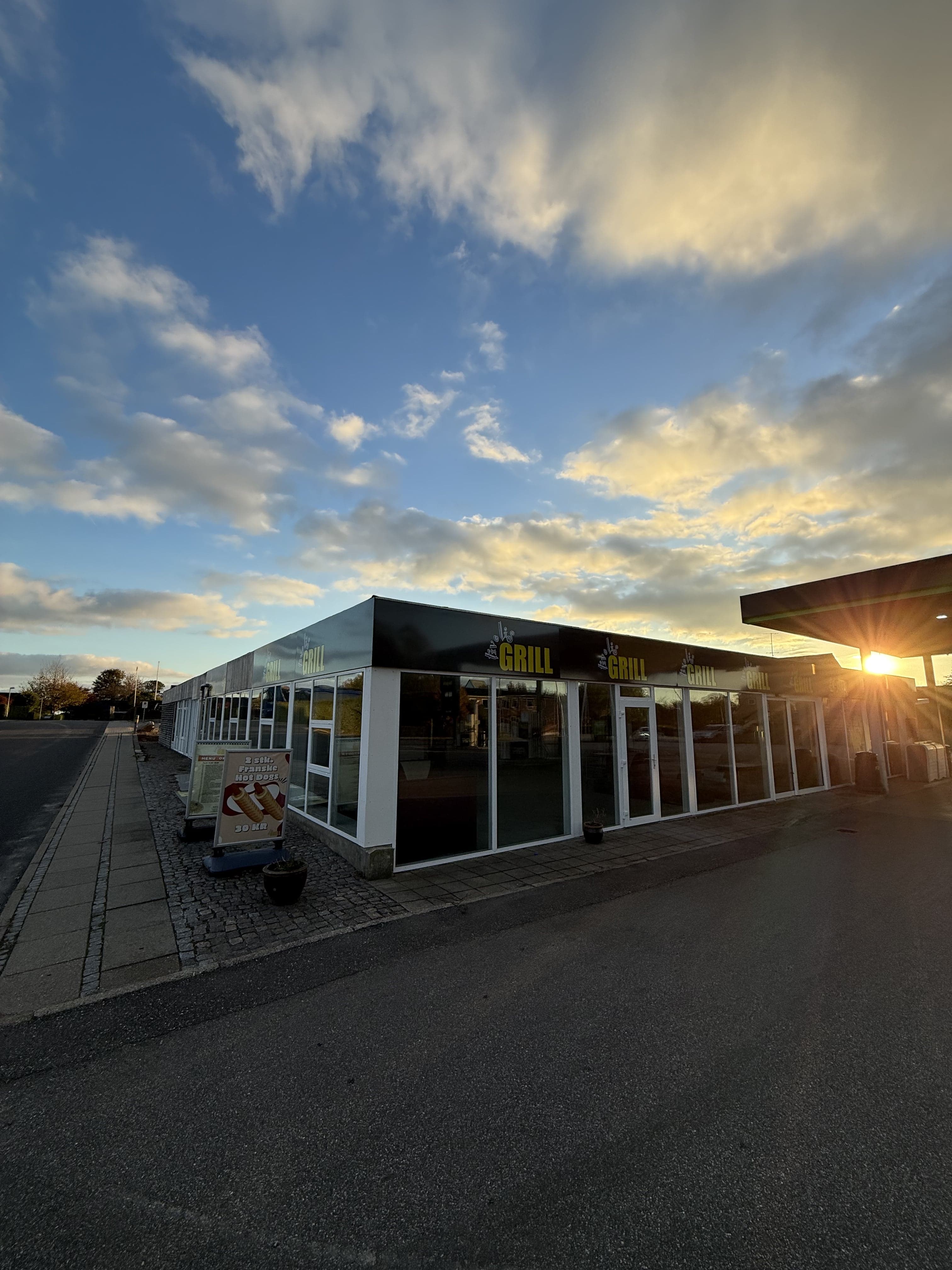 Facade ved grillområdet